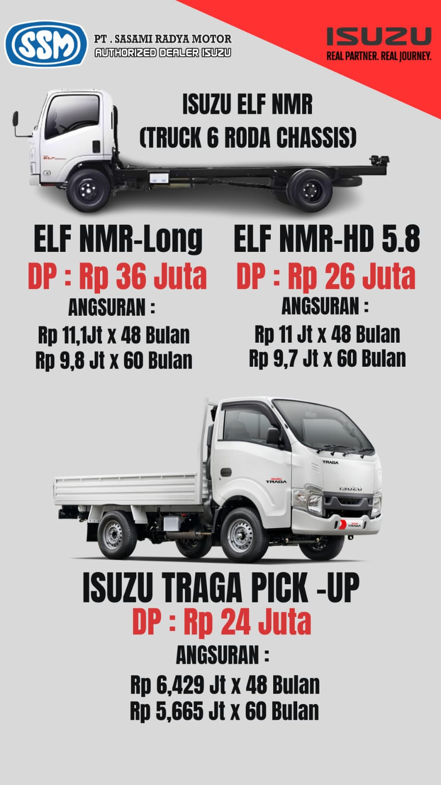 PAKET DP & ANGSURAN UNIT ISUZU